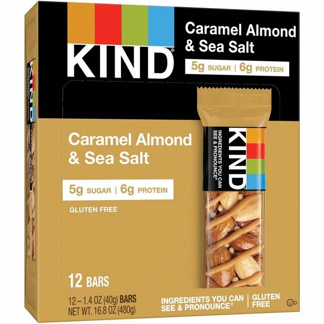 KIND LLC Bar Seasalt Almond Caramel KND18533
