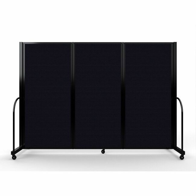 Screenflex Divider 6HX87"W Black Bkfr SCXFSH603BDX