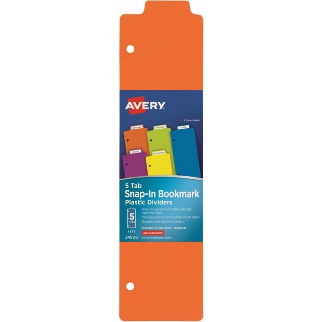 Avery Products Corporation Divider Bkmrk MC 5T AVE24908