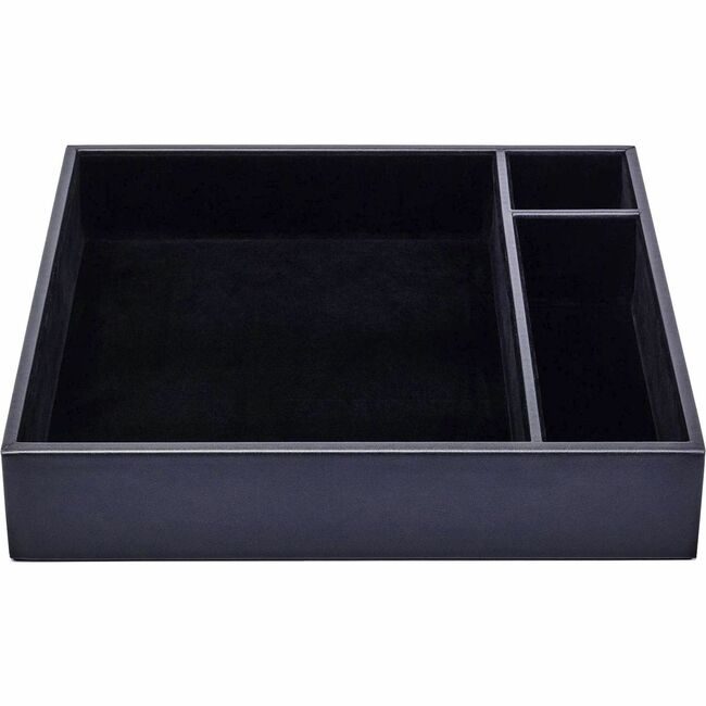 Dacasso Tray Organizer Conf Lthrette Black DACA1340