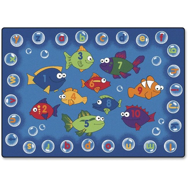 Carpets for Kids Rug Fishing 8X12 Rect CPT6817