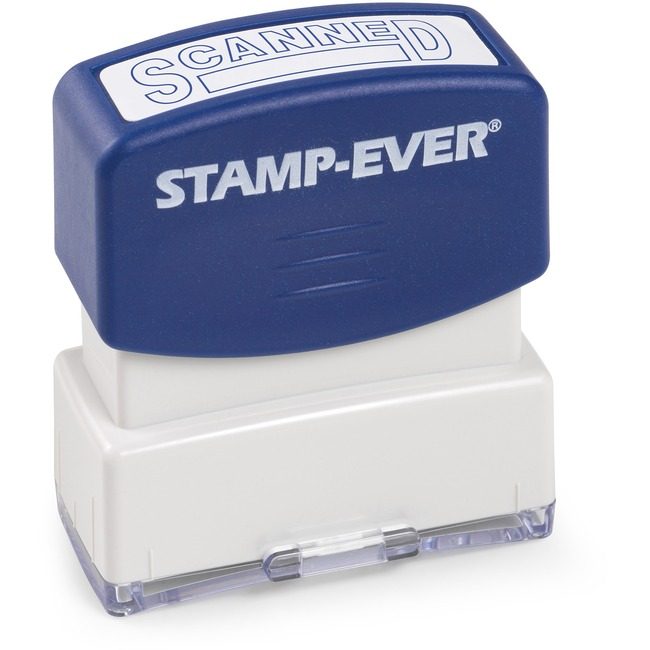 Trodat USA Stamp Preink Scanned Blue TDT8864