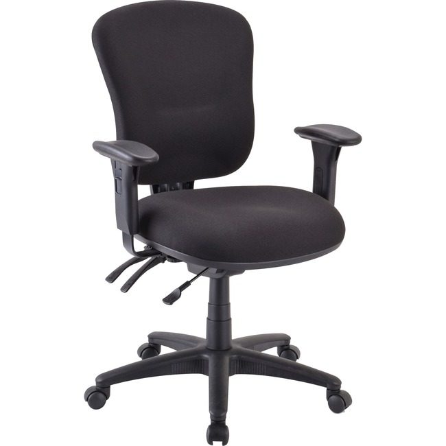 Lorell Chair Midback Task Fab Black LLR66128