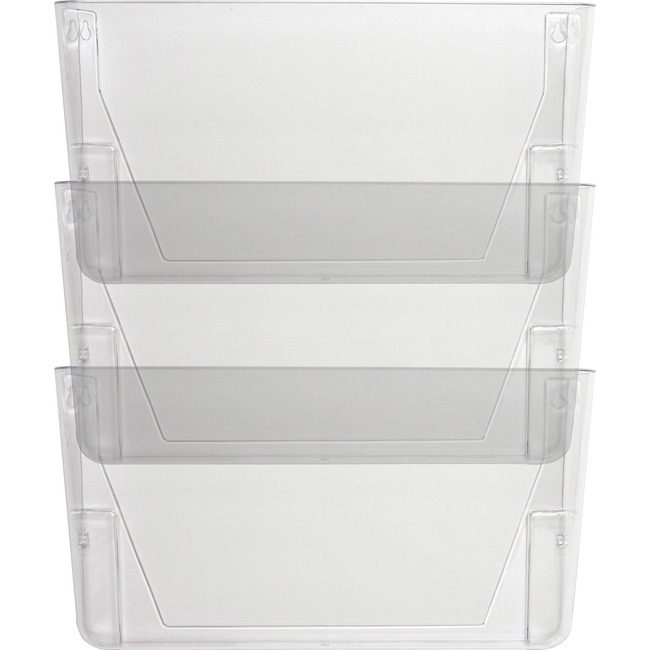 Lorell File Stak Clear 3 Pack LLR60001