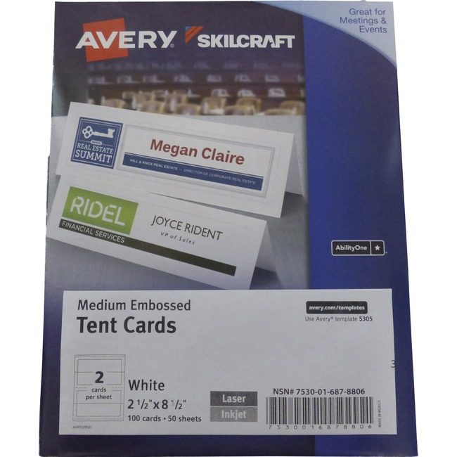 Varies / verify SKU SKU-LEVEL VERIFICATION REQUIRED Cards Tent 2.5X8.5 100 NSN6878806