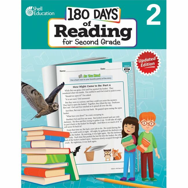 Teacher Created Materials / Shell Education Book 180 DAYS READ 2ND GR 2 SHL135044
