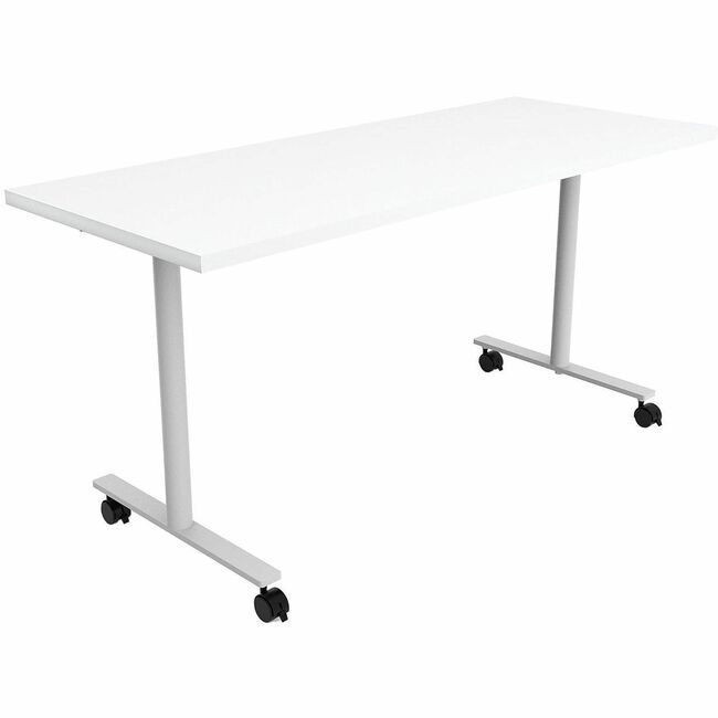 Safco Products Table T-Legs Casters 60X24 SAFJN6024FXCDWT