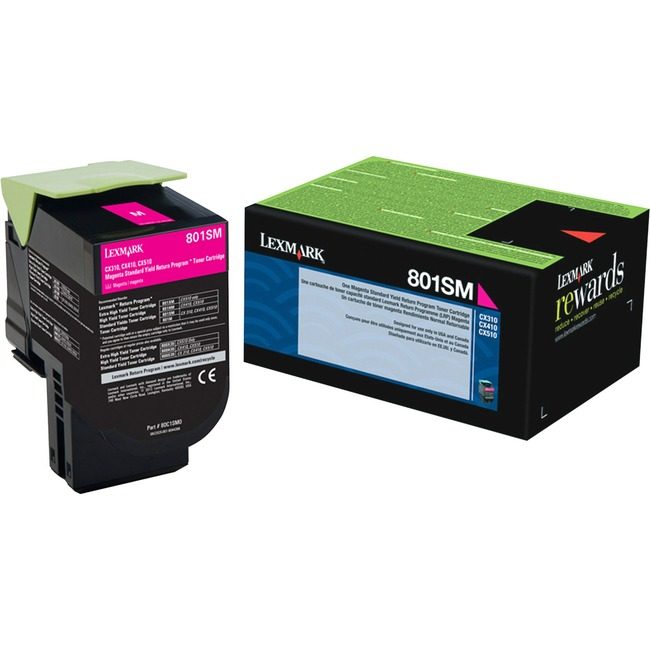 Lexmark International Crtdg Tnr Rtn P Ma 801SM LEX80C1SM0