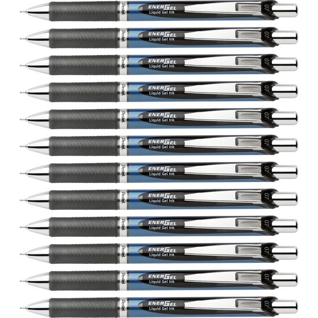 Pentel of America Pen Energel Dlx Ndl 2 Pack Black PENBLN77BP2ABX
