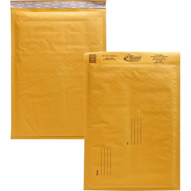 Alliance Rubber Company Mailer #4 9.5X14.5TOFR25CT ALL10806
