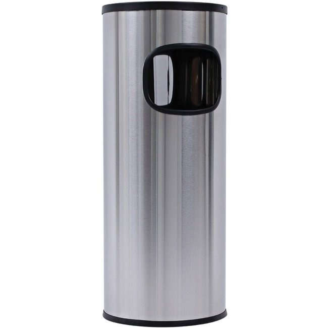 Genuine Joe Ashtray 3 GAL BIN Stnls Stl GJO58883