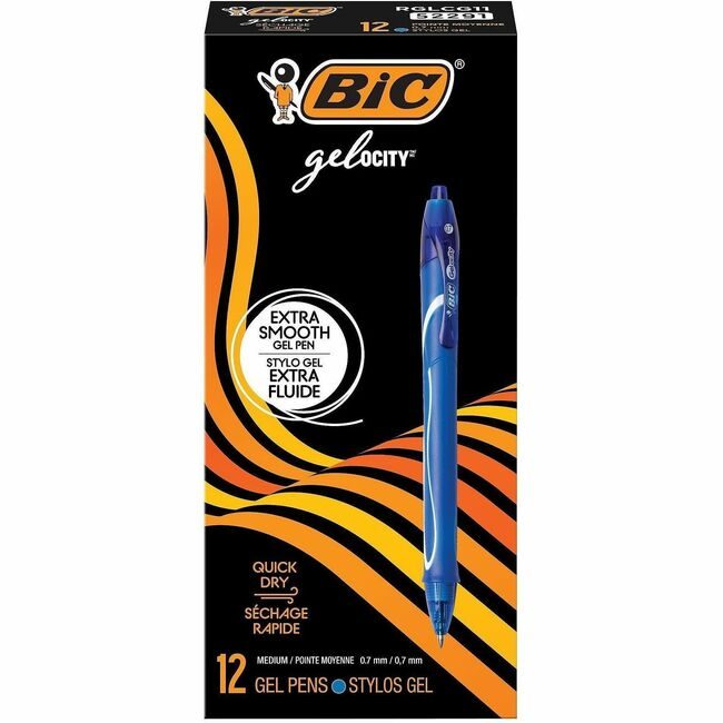 BIC Corporation Pen Gel Medium 0.7MM Dz Be BICRGLCG11BE