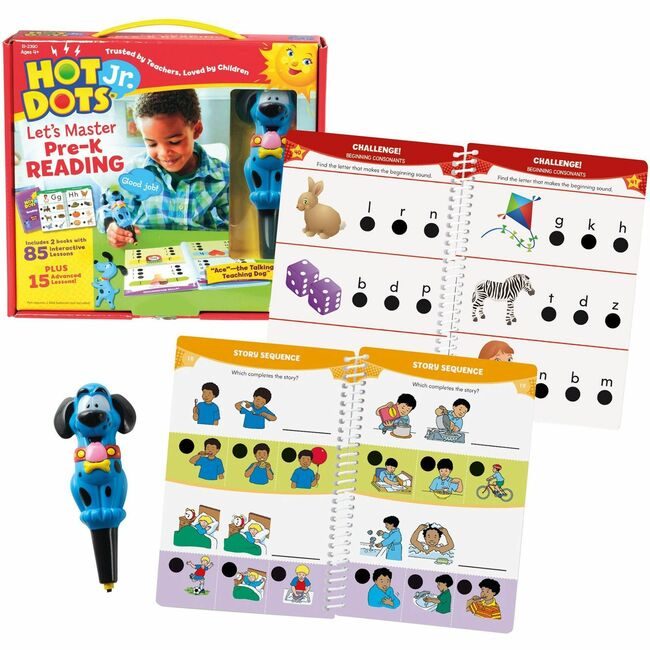 Educational Insights Set Hotdots Prek Reading EII2390