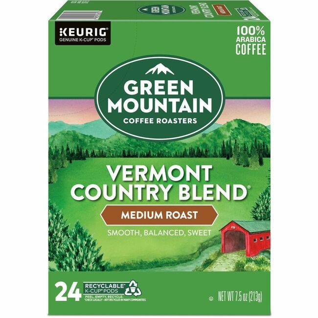 Keurig Dr Pepper / Green Mountain Coffee Roasters Kcup Vermntcountryblnd 24BX GMT6602