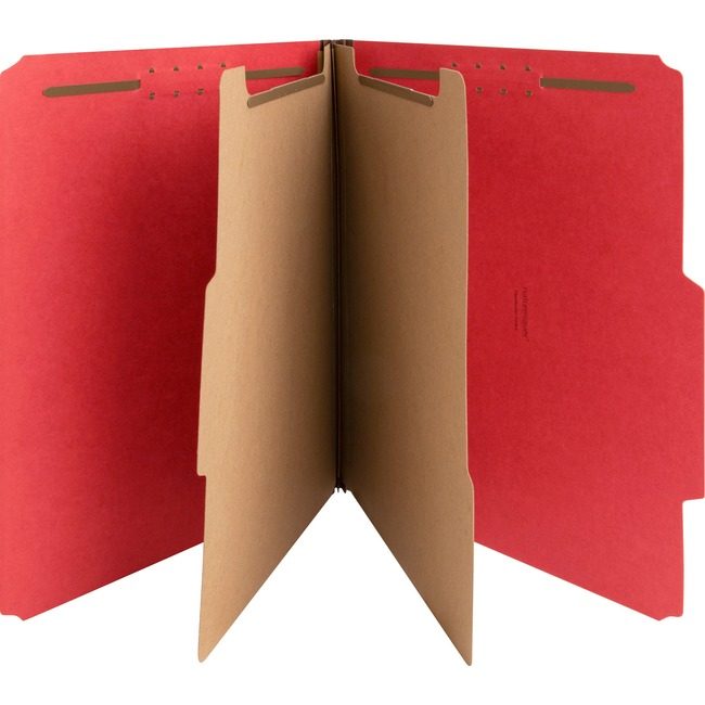 Nature Saver Folder Clssfctn Letter 2DIV Red NATSP17206