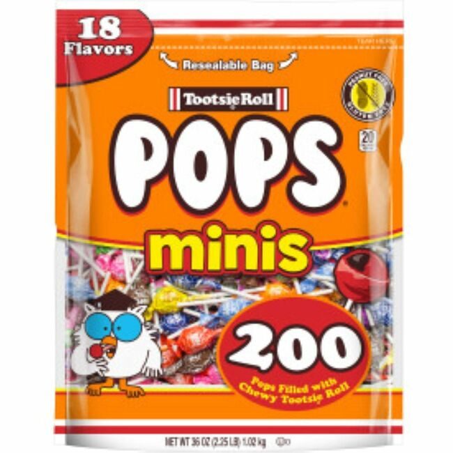 Tootsie Roll / Dubble Bubble Tootsie Roll Industries / Dubble Bubble MINI POP 200CT TOO04200