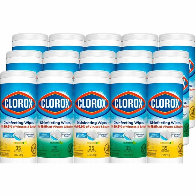 CloroxPro / Clorox The Clorox Company CloroxPro / Wipes Disinfecting 3 BT/PK CLO30112CT
