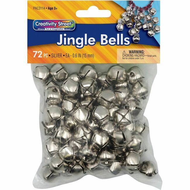 Pacon Corporation Bell Jingle 72PC Slvr PAC3114