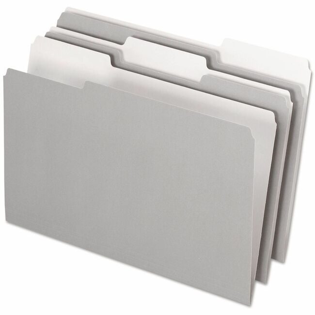 Pendaflex Folders 1/3TAB Legal Gray PFX435013GRA