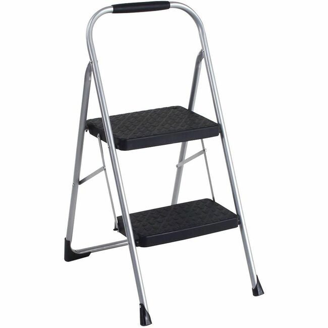 Dorel Industries, Inc. COSCO 2STEP Ladder Silver Rubber Gri CSC11308PBL1E