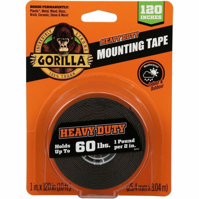 Gorilla Glue Company Tape Mount 1"X120" 60LB GOR102441