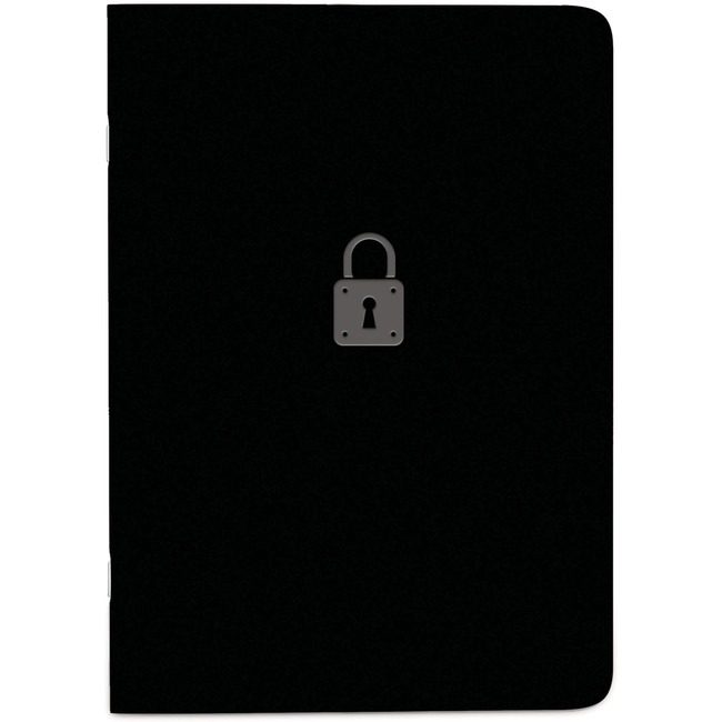 Dominion Blueline, Inc. Schneider Vizz Notebook Pswrd 5"X3.5 Black REDA007.81