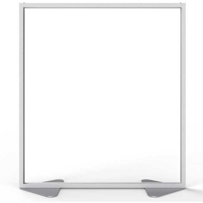 Ghent Manufacturing Partition Aluminum 54X48 Clear GHEMP544870