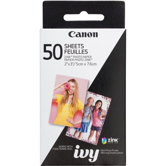 Canon U.S.A. Paper Gloss Photo 2X3 50 Count CNMZINCPAPER50