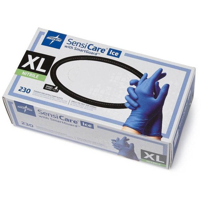 Medline Industries Glove Exm Sensicare-Ice XL MIIMDS6804