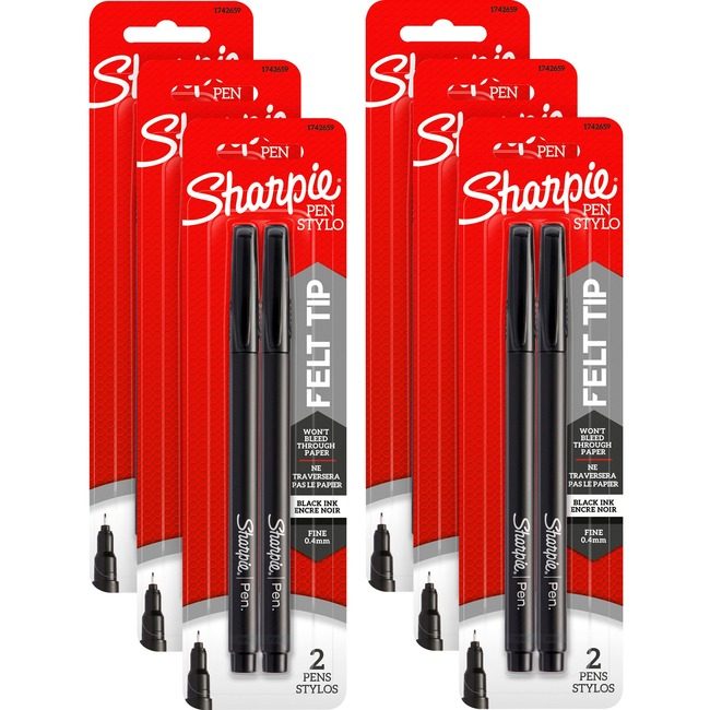 Sharpie / Expo / Prismacolor / Sanford Newell Brands / Sanford Sharpie / Expo / Prismacolor / Pen Black 2 Pack SAN1742659BX