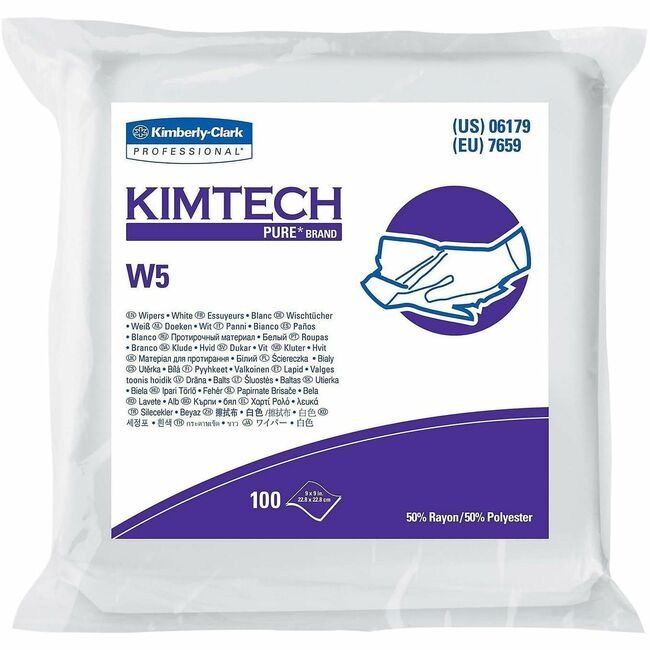 Kimberly-Clark Professional Kleenex / Scott / WypAll / Kimtech Wipers Dry W5 100/BOX KCC06179