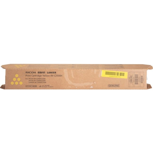 Ricoh USA Crtdg Lsr 2000 2500 Yellow 10.5 RIC842308