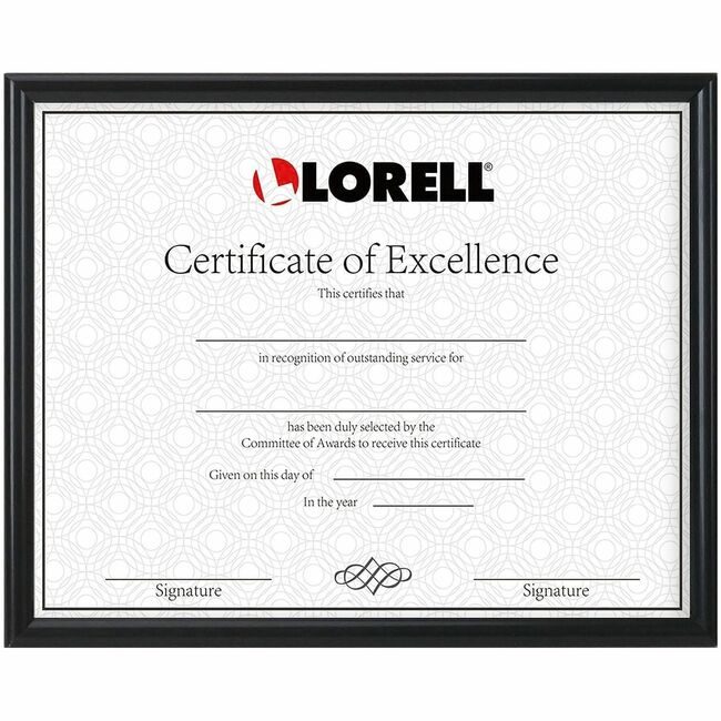 Lorell Frame Certificate 8.5X11" LLR49415