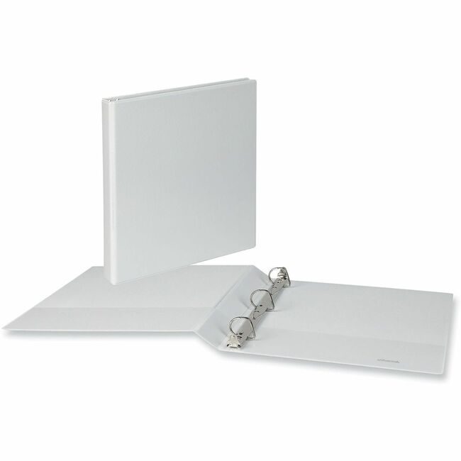Universal Office Products Binder D-Ring 1" 12/CT White UNV207421PK