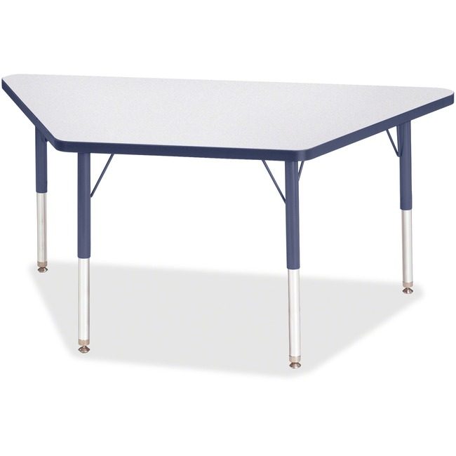Jonti-Craft, Inc. Table Trapezoid 24X48 Gy/Ny JNT6438JCE112
