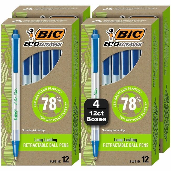 BIC Corporation Pens Revolution 48CTBLUE BICCSEM48BE