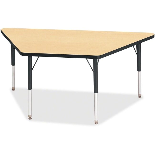 Jonti-Craft, Inc. Table Trapezoid 30X60 Mp/Bk JNT6443JCE011