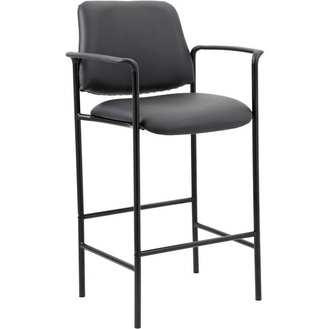 Boss Office Products Stool Black Caressoft BOPB169503CS