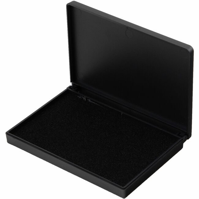 Charles Leonard Pad Stamp Foam Black LEO92220
