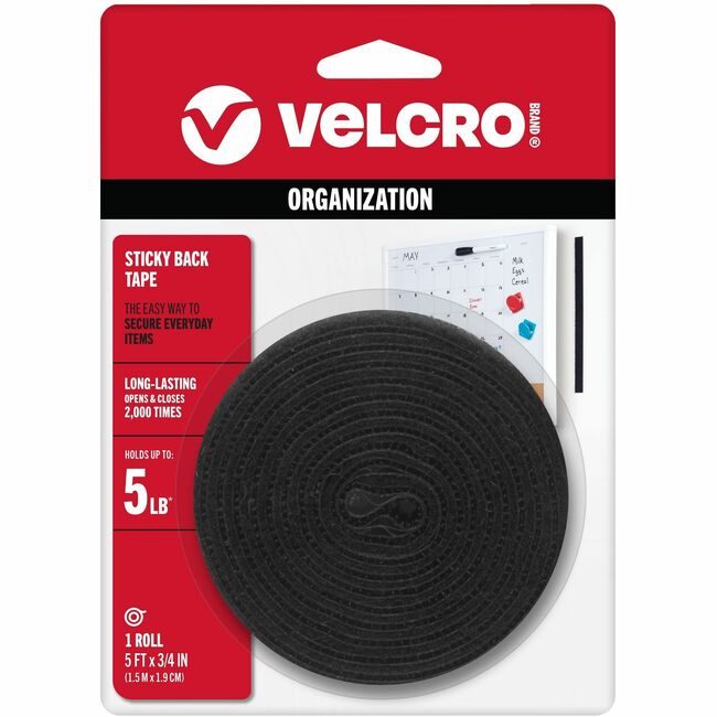 VELCRO Brand Velcro Companies Brand Sticky Back 5FT VEK90086