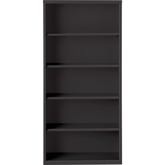 Lorell Bookcase 12"DX72"H Black LLR41291