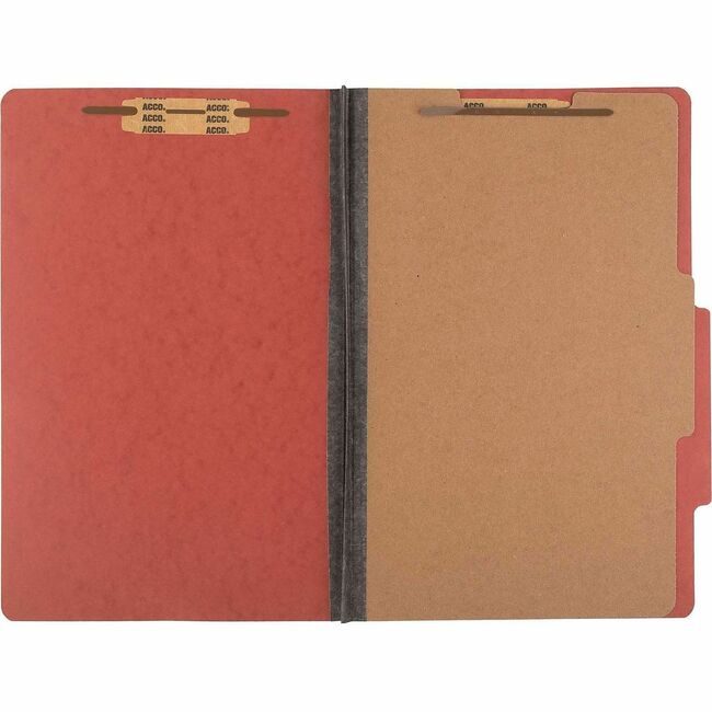ACCO Brands Folder Psbd Legal 1DIV Fst Red ACC16034