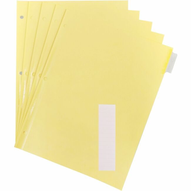 Business Source Dividers Insert 8-TAB Clear BSN20069