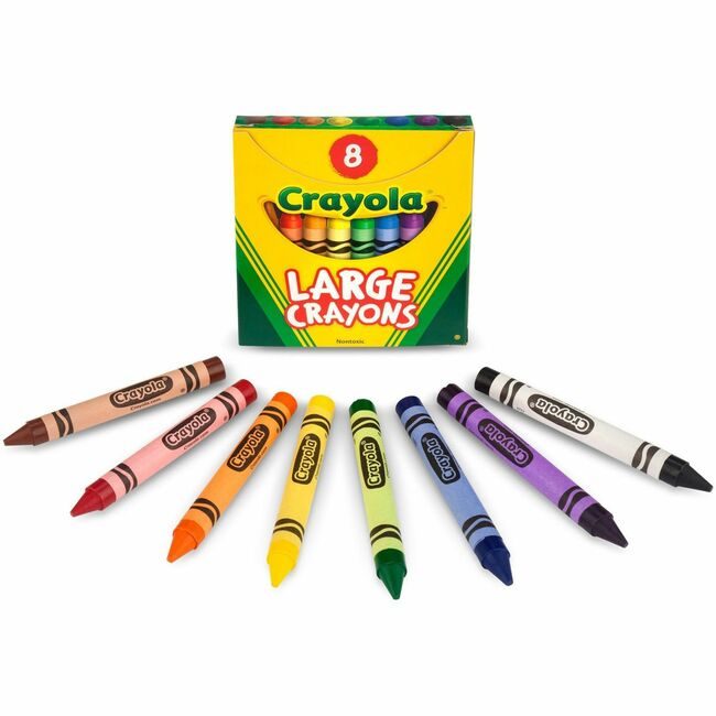 Crayola LLC Crayons Large Tuckbox 8 Count CYO52-0080