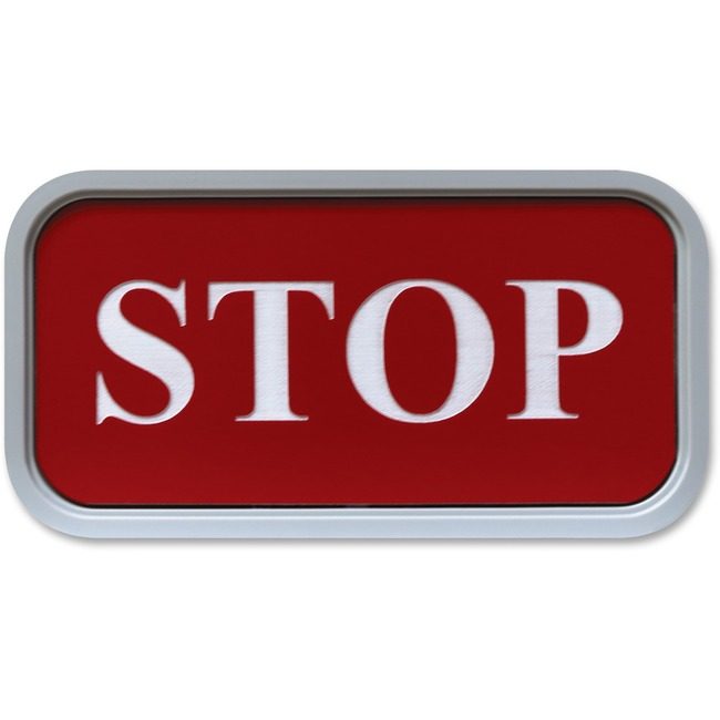 Shachihata / Xstamper Sign Wall Designer 2X4 Gray XSTG42