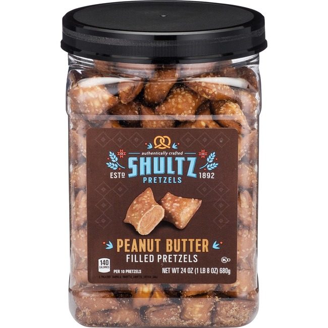 Office Snax Pretzels Pb Shultz 1.5LB OFX3598