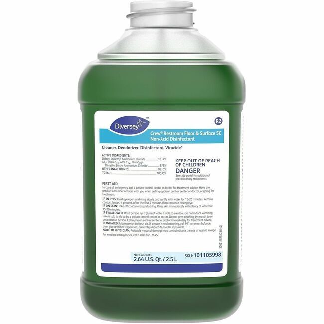 Diversey Cleaner Rr Disinf Jfill 2 Count DVO101105998