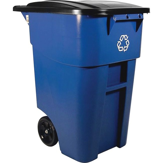 Rubbermaid Commercial Products Container Rollout Recycl Be RCP9W2773BE