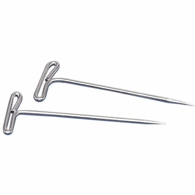 Advantus Corp. Gem Office Products Pins "T" Nickel 2" 100PC GEM85T