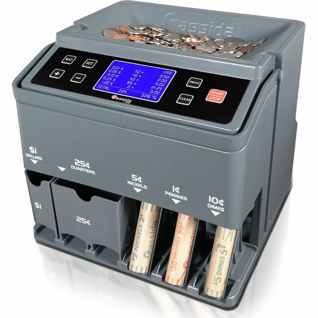 Cassida Corporation Counter/Sorter Coin 300/MIN CDAC300